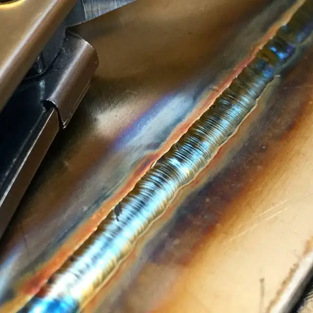 clean tig weld